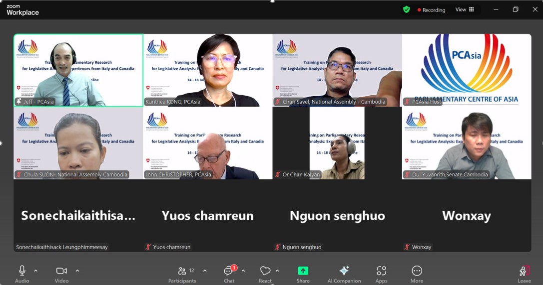 PCAsia Builds Capacity of Parliamentary Staff in Legislative Research and Analysis through International Peer Exchange